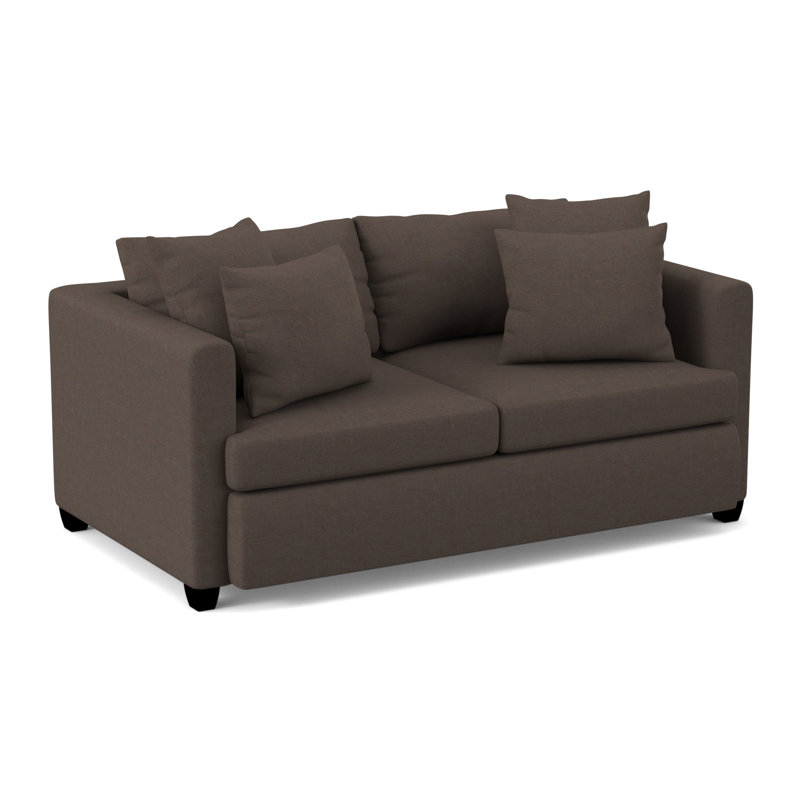 Joassin Upholstered 72'' Sofa, Morris Brownie