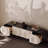 Retro style simple living room TV cabinet-105339375