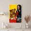 Affiche de film Pulp Fiction vieillie, femme fumante, toile murale-1648443666