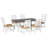 Outdoor Pool Furniture Set,Garden Dining Furniture Set