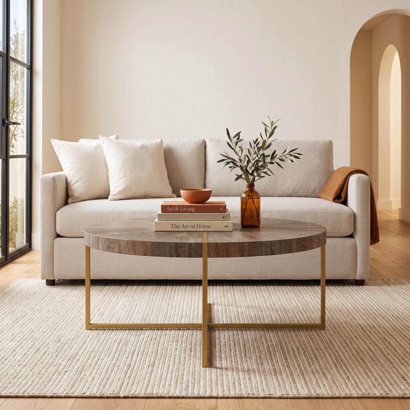 Townsend 42 " Stainless Steel Coffee Table