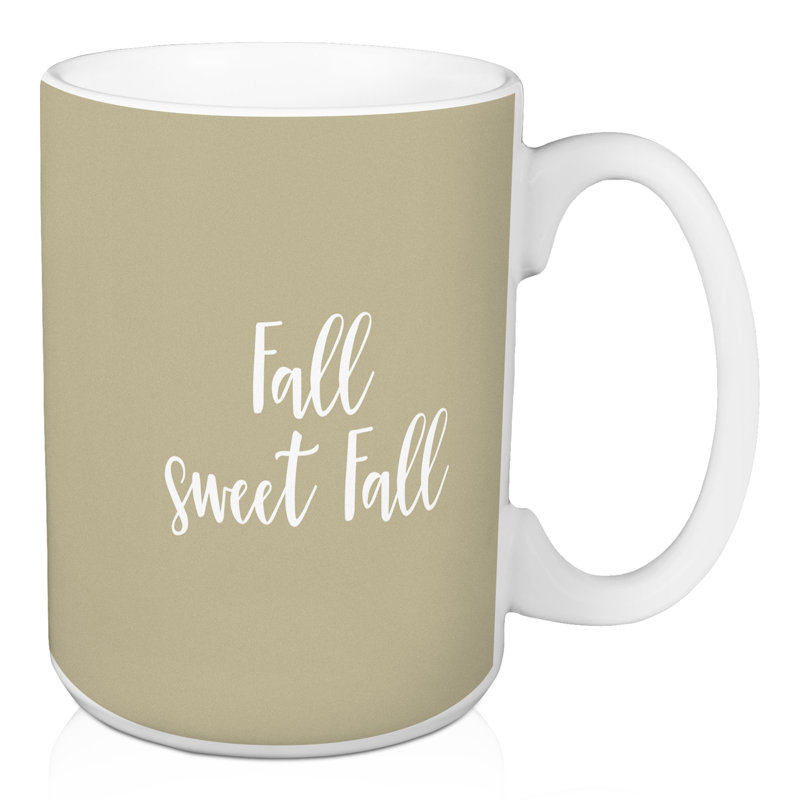 Okelley Ceramic Coffee Mug, Beige