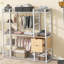 Armoire ouverte avec tablettes et tiroirs-106812223