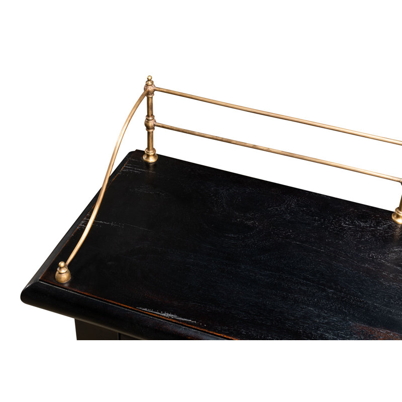 Covent Gardens 96'' W Solid Wood Sdieboard, Ebony 