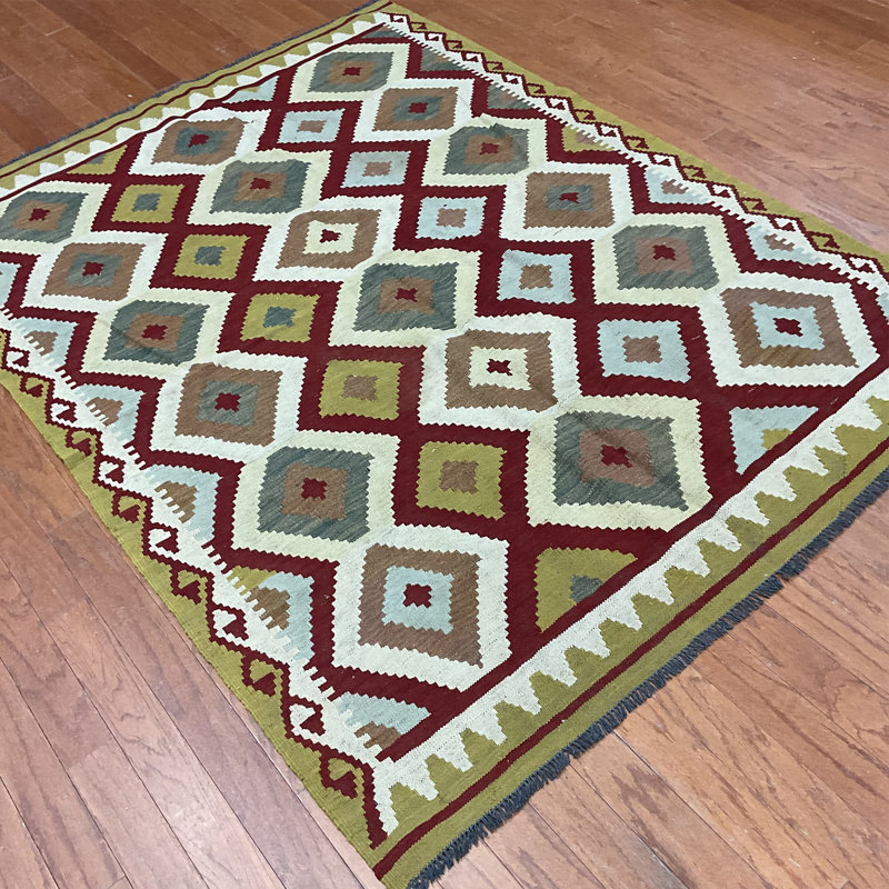  Tapis en laine fabriqué à la main Kilim