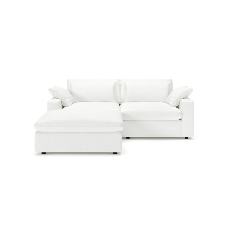 Canapé modulaire réversible 3 pièces Remy, Mélange de lin performance John Flour