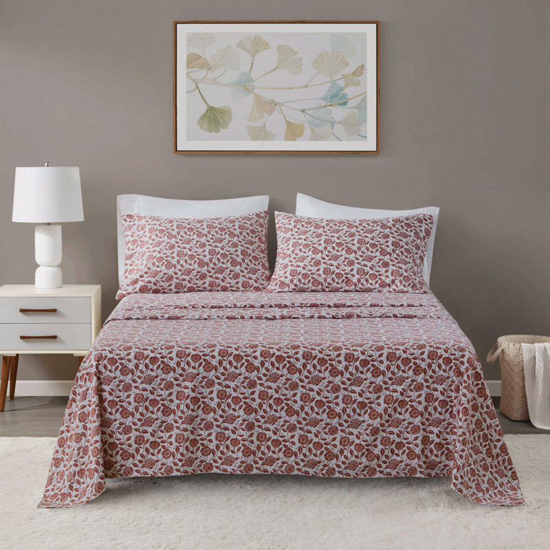 Ensemble de draps 4 pièces, Couvre-lit très grand + 3 pièces supplémentaire