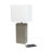 Damond Lalia Home Lexington 21" Leather Base Table Lamp with White Rectangular Linen Shade-1712510909-1686689808-1686673478