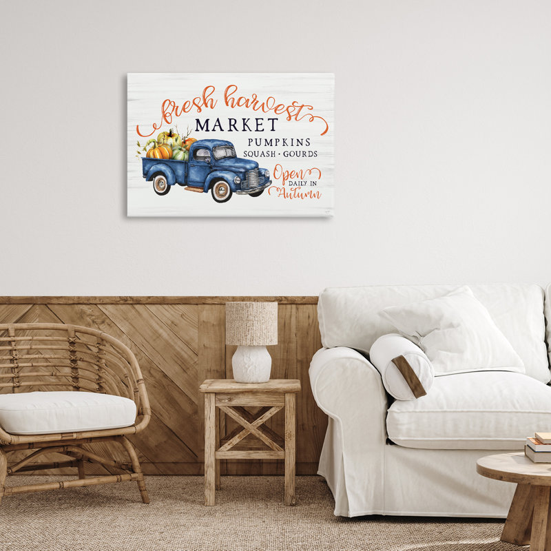 Toile ouverte Fresh Harvest Market, design par Lux + Me Designs, H 16 po x l 24 po