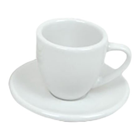 Sweese 6-fl oz Ceramic White Cappuccino Cup Set of: 1 in the