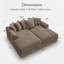 Canapé modulaire rembourré Tolzmann-8428722