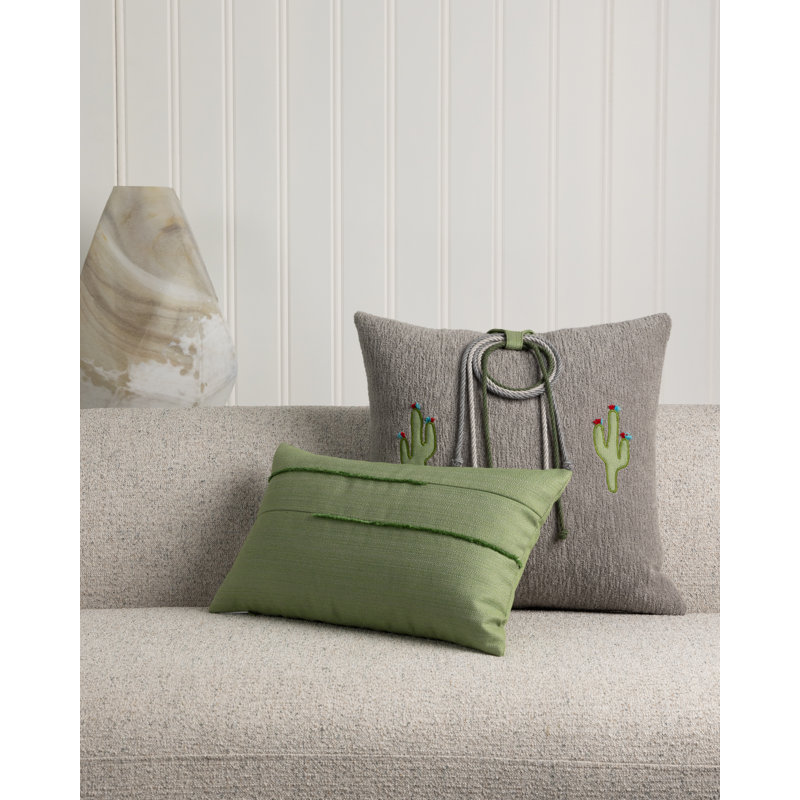 Desert Bloom Square Performance Pillow Cover & Insert