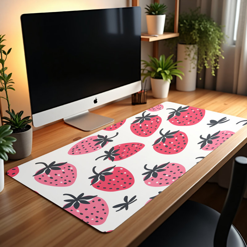 Polyester Desk Pad, 14.4x12.1