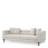 Sofa York Seashell Off-White Bronze Finish