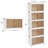 Canas 5 Pack Stackable Storage Bins 50QT Folding Organizer Boxes Collapsible Closet With Doors Wheels Lid