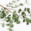 Ensemble de 3 tiges d'eucalyptus artificiel, tiges de verdure réalistes résistantes aux rayons UV de 22,83 po pour la décoration intérieure et extérieure, centre de table de mariage, remplisseurs de vase de table