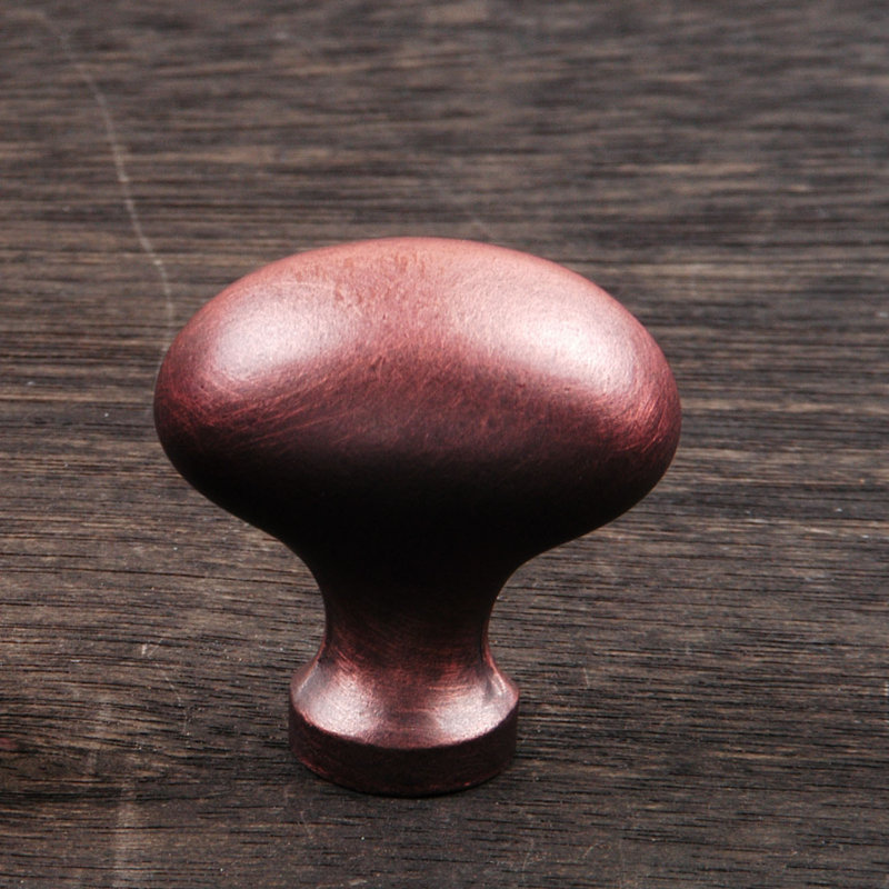 CK Series Oval Knob, Distressed Copper