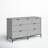 Capra 56" W 7-Drawer Wood Double Dresser-746400758