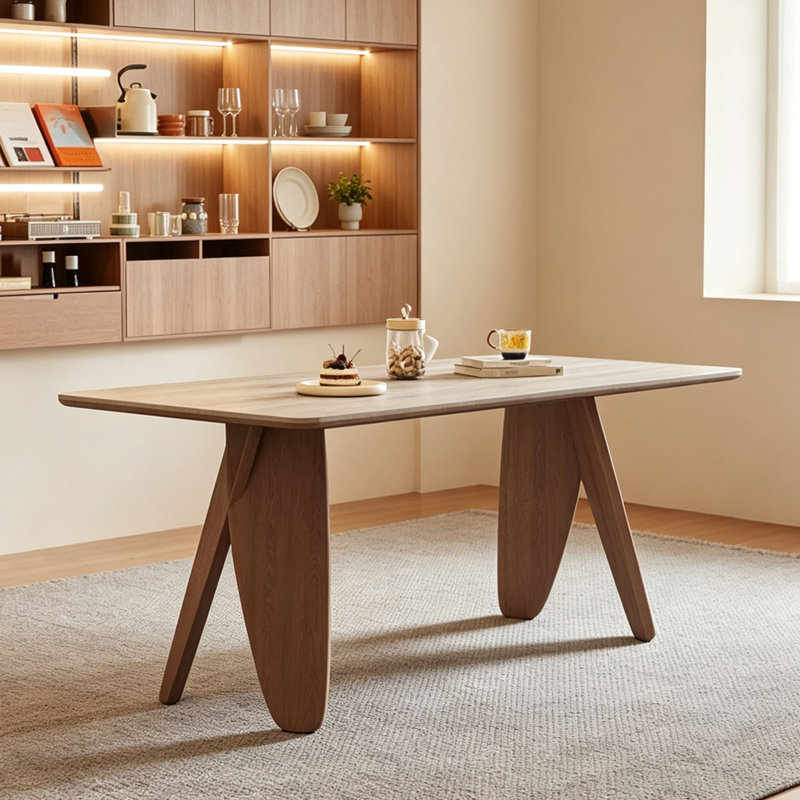 Ash Dining Table, 29.5" H x 70.9" W x 35.4" D