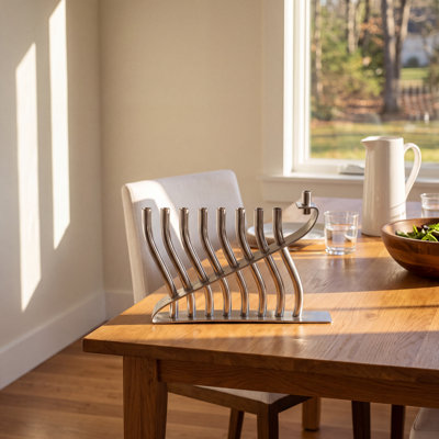 Silver Menorah