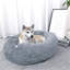 Albury Calming Round Donut Plush Dog Cuddler Bed-1419055499-1419241375