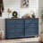 Farmhouse 4 Drawer Dresser For Bedroom, 37" Tall Rustic Chests Of Drawers W/ 4 Solid Wood Feet, Mid Century Modern Wooden Closet Storage Dressers Organizer For Living Room, Hallway-637576227-651728061