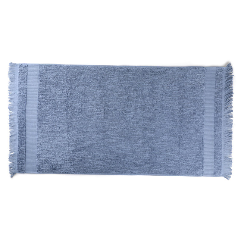 Luxurious Hand Towel Set (2 Pieces), 100% Cotton, 19.7 x 35.4 inches | Ultra-Absorbent 550 GSM, Machine Washable at 104°F | Soft Blue Color, Perfect for Bathroom & Spa Use, Durable & Stylish Design