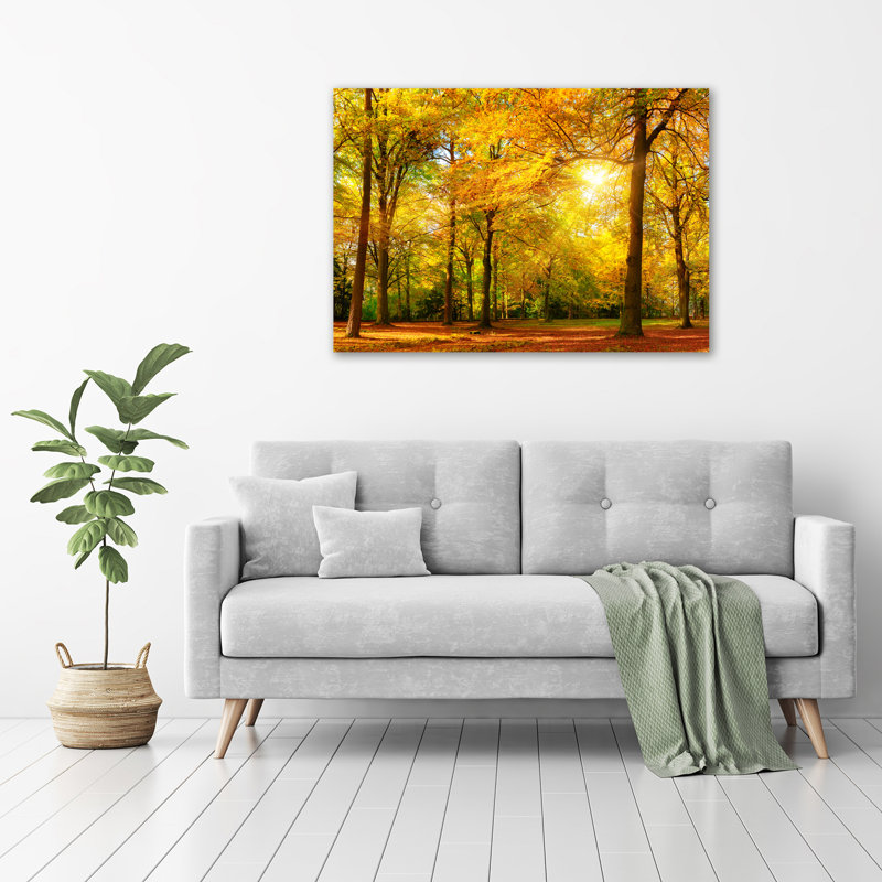 Autumn Forest - No Frame Print on Glass