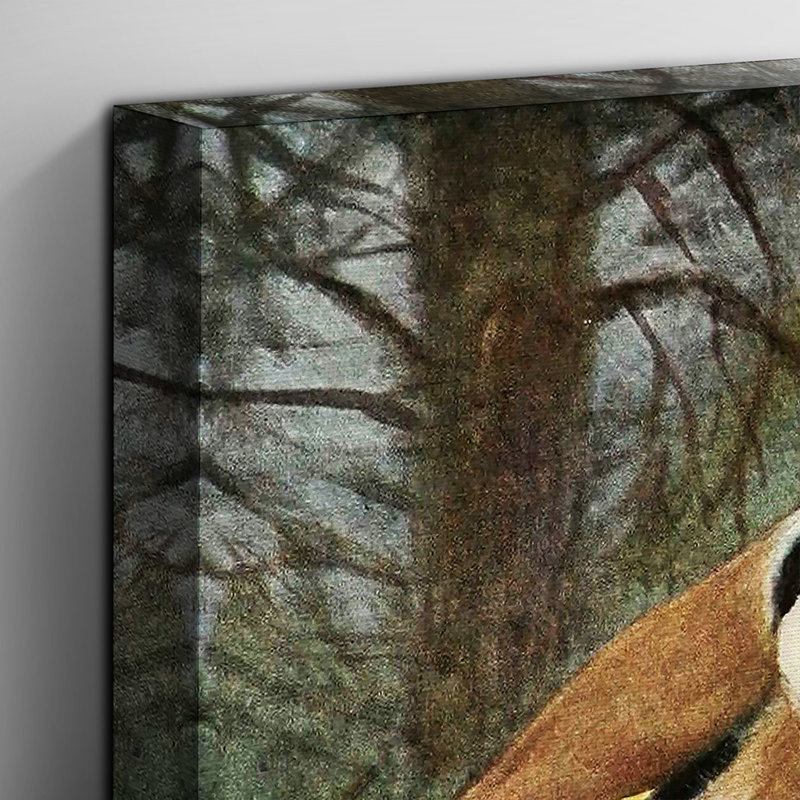 Vintage Goldfinch and Chaffinch by Wilhelm Kuhnert - Wrapped Canvas, 60cm H x 40cm W