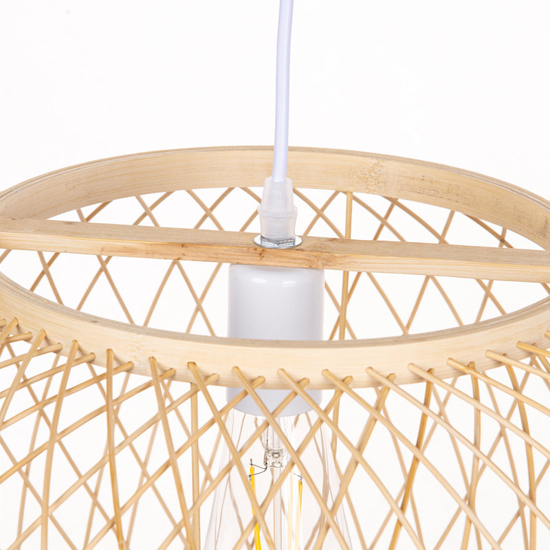 Luminaire suspendu géométrique 1 lumière Helsel, H 8,66 po x l 13,77 po x P 13,77 po