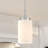 One Light Indoor Mini Pendant, White Opal Glass-104445088