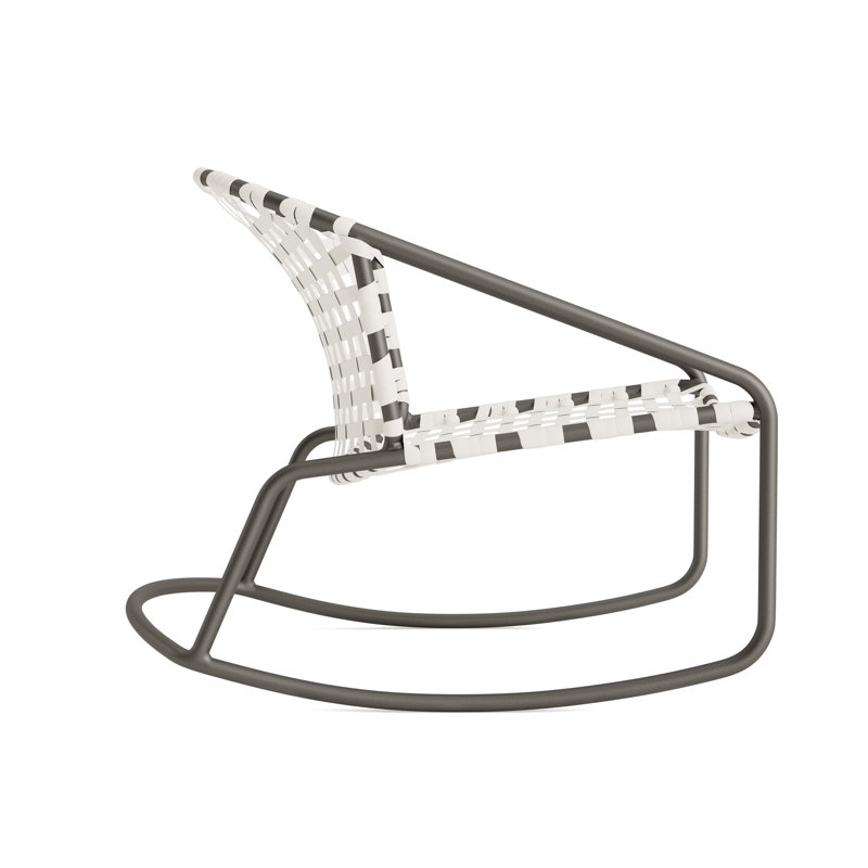 Kantan Outdoor Lounge Chair, Mica/White Lite