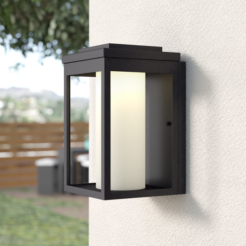 Plafonnier encastré extérieur Ardisj, H 10 po x l 6 po x P 6,5 po