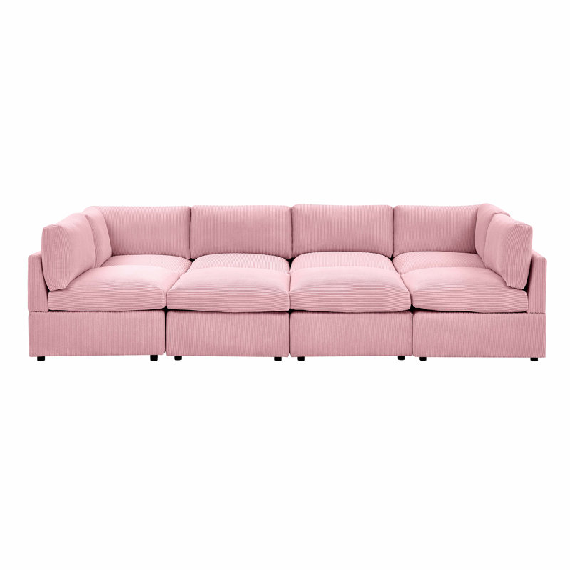 Arvill 8 - Piece Corduroy Sectional