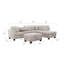 Canapé modulaire réversible en fausse fourrure avec rangement Vega-100170930