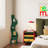 Corner Bookshelf, 5 Tier Modern Wall Shelf Bookcase Small Storage Rack Stylish Accent Wavy For Small Space, Plant Stand, Orange-634599741-607043443