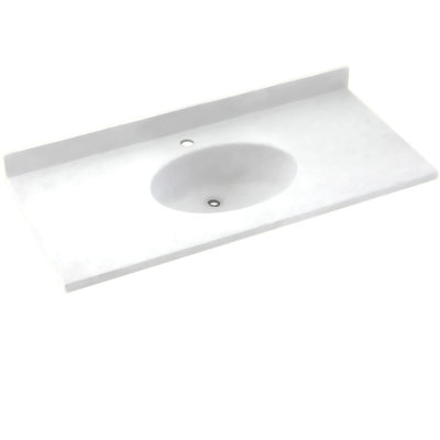 Plateau de meuble-lavabo simple Chesapeake