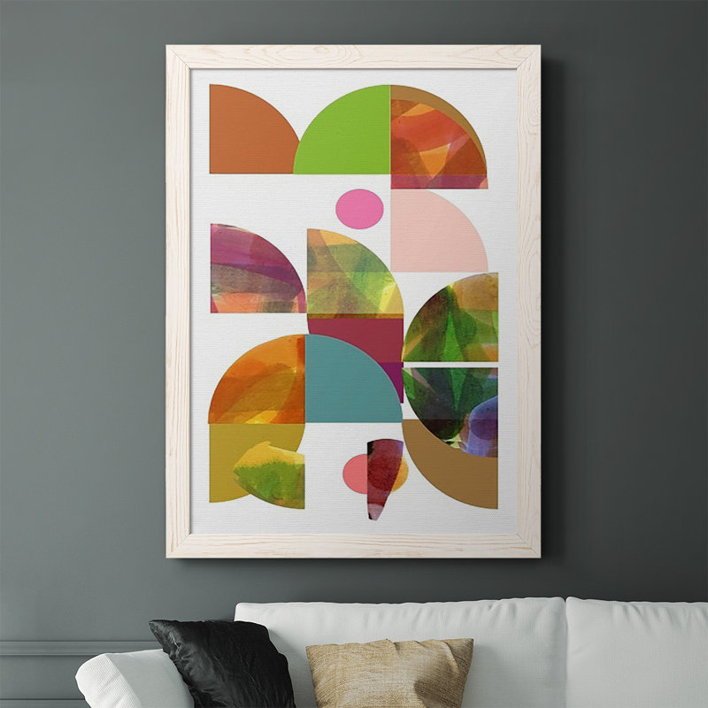 «Dorset Shapes II», reproduction d'art sur toile simple, Blanc, H 37,5 po x l 27,5 po x P 1 po