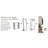 360° Rotating Solid Wood Full Length Mirror Walnut, 66"X14" Hook Storage Coat Rack For Cloakroom Bedroom Living Room-117394198-117394197