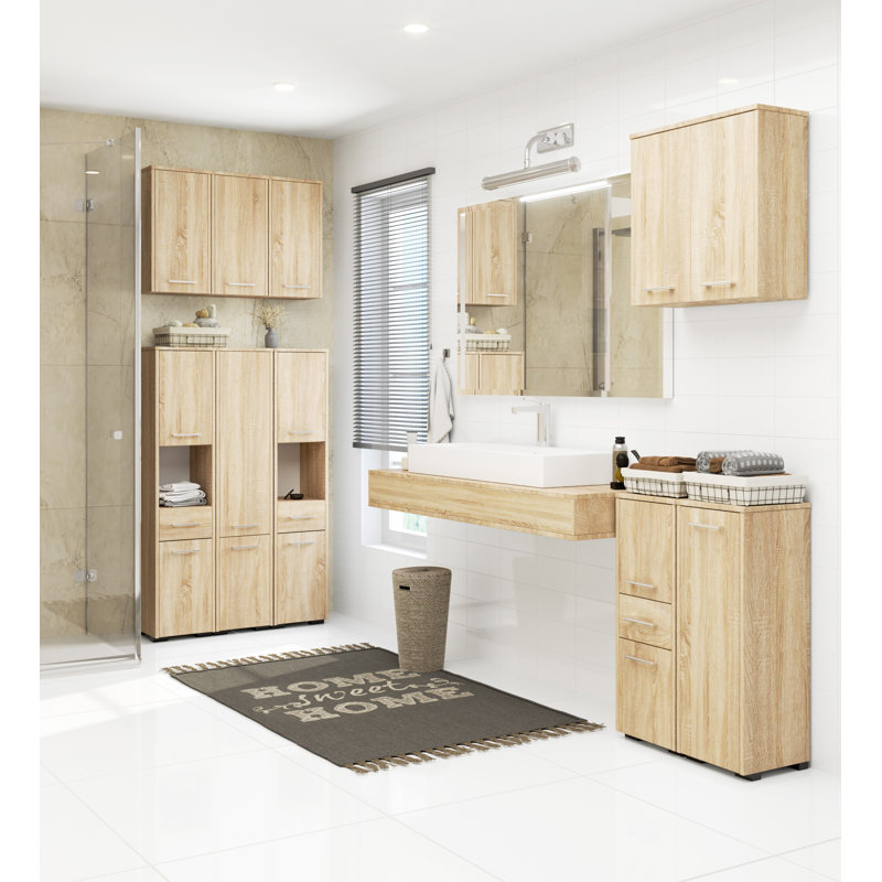 Laz-Son Freestanding Bathroom Cabinet