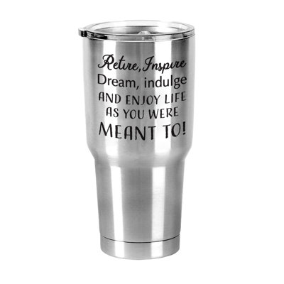 Dicksons Inc 30oz. Double Wall Insulated Stainless Steel Travel Tumbler