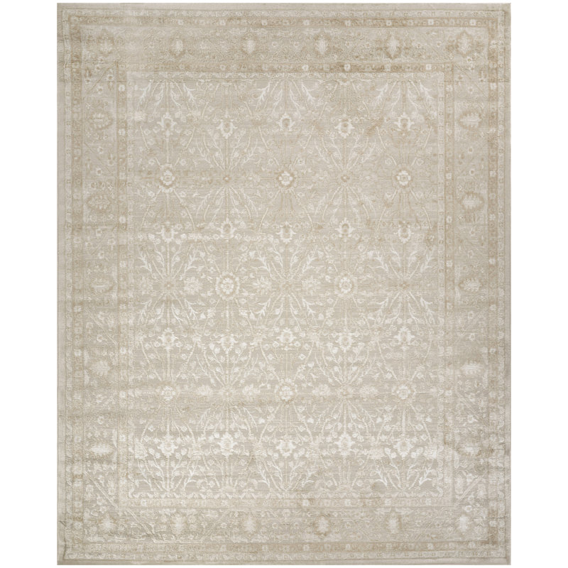 Tapis d'intérieur crème Lafever, Rectangle 7 pi 10 po x 9 pi 10 po