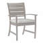 Charleston Aluminum Patio Dining Armchair with Cushions-706335716-706335710-706269131