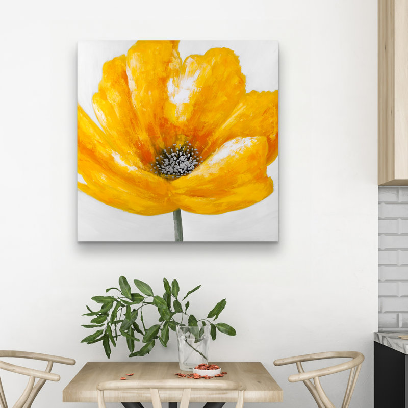 Beautiful flower - 32"x32" art on canvas