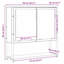 Frame Mounted Bathroom Cabinet