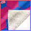 Couvertures Hexagones roses et bleues-130857229