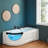 1 Handle Wall Waterfall Faucet with Diverter-71114868