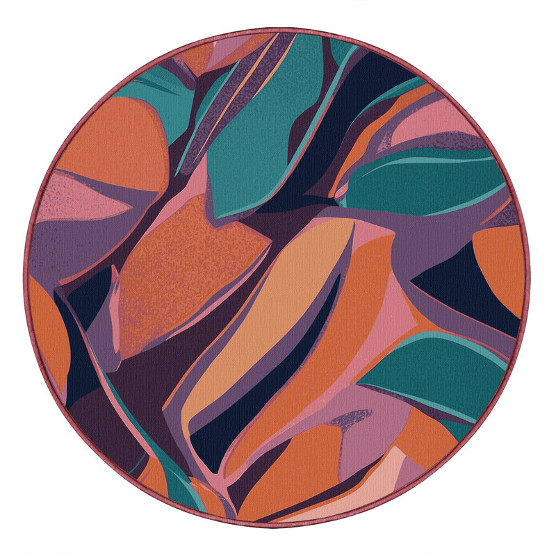 Spectrum Charge Rug, Round 8'