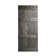 Castle Series 84'' Solid Wood Paneled Satin with Installation Hardware Kit Barn Door