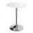 Ojavi Bistro Pub Table Round Adjustable Height Bar Cocktail Table Dining Table with Chrome Base-107125755